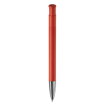 Matte kleurrijke plastic pen gemaakt in de EU kleur rood vierde weergave