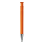 Matte kleurrijke plastic pen gemaakt in de EU kleur oranje vierde weergave