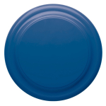 Klassieke unicolor plastic frisbee voor personalisatie kleur donkerblauw tweede weergave