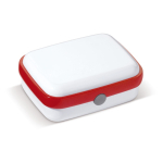 Harde plastic lunchbox met levendige kleurenontwerpen 1000ml kleur rood