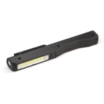 Stafvormige zaklamp met magneet en COB LED-verlichting kleur zwart