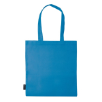 Non-woven tas in verschillende kleuren met lange handvatten 75 g/m2 kleur blauw derde weergave