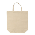 Canvas katoenen tas met korte bijpassende handvatten 250 g/m2 kleur beige derde weergave