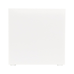 Kubus van 800 blanco notitievelletjes in een plastic doos 10x10x10cm kleur wit vierde weergave