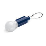 Zaklamp met 1 LED-licht en handvat voor sleutelhanger of tas kleur donkerblauw