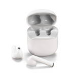 Klassieke True Wireless Stereo oordopjes in witte oplaadetui kleur wit tweede weergave