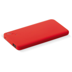 Rechthoekige draadloze powerbank met zuignappen in kleuren kleur rood