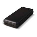 Powerbank met USB-A en type C poorten 16.000 mAh kleur zwart tweede weergave