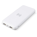 Powerbank met USB-A en type C poorten 10.000 mAh kleur wit tweede weergave