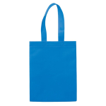 Kleine matte gelamineerde non-woven tas met handvatten 105 g/m2 kleur blauw tweede weergave