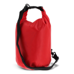 Waterdichte canvas tas in verschillende kleuren met capaciteit van 5L kleur rood