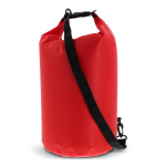 Waterdichte canvas tas in verschillende kleuren met capaciteit van 15L kleur rood