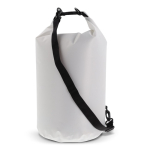 Waterdichte canvas tas in verschillende kleuren met capaciteit van 15L kleur wit