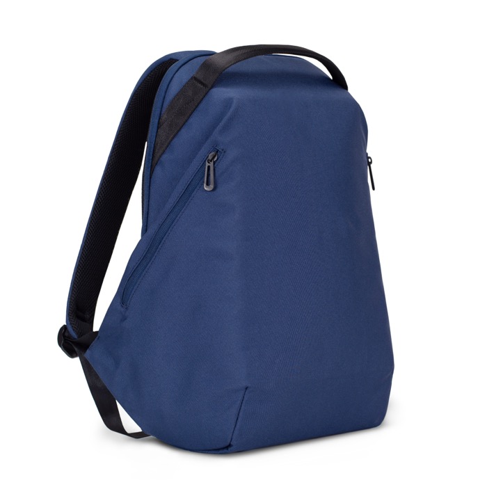 RPET laptoptas met zijvakken 15'' kleur blauw