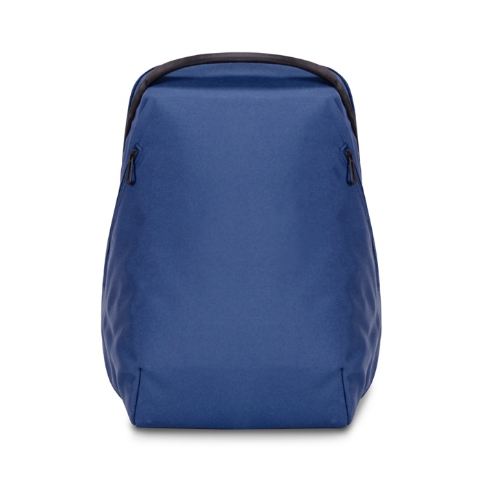 RPET laptoptas met zijvakken 15'' kleur blauw tweede weergave