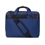 RPET laptoptas met schouderriem 15.6'' kleur blauw tweede weergave