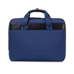 RPET laptoptas met schouderriem 15.6'' kleur blauw derde weergave