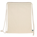 Tas met rugzakfunctie van FairTrade katoen 140 g/m2 kleur beige tweede weergave