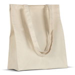 Canvas katoenen tas met OEKO-TEX certificering 280 g/m2 kleur beige derde weergave