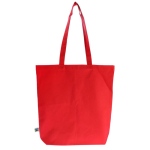 Fairtrade tas in neutrale kleuren met een capaciteit van 12kg 270 g/m2 kleur rood tweede weergave