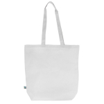 Fairtrade tas in neutrale kleuren met een capaciteit van 12kg 270 g/m2 kleur wit tweede weergave