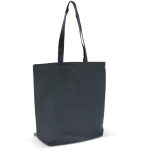 Fairtrade tas in neutrale kleuren met een capaciteit van 12kg 270 g/m2 kleur donkerblauw