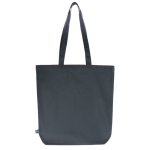 Fairtrade tas in neutrale kleuren met een capaciteit van 12kg 270 g/m2 kleur donkerblauw tweede weergave