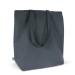 Fairtrade tas in neutrale kleuren met een capaciteit van 12kg 270 g/m2 kleur donkerblauw vierde weergave