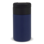 Dubbelwandige thermosfles met opklapbare dop 250ml kleur donkerblauw