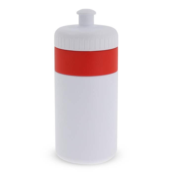 BPA-vrije sportfles met kleuraccent 500ml kleur rood tweede weergave