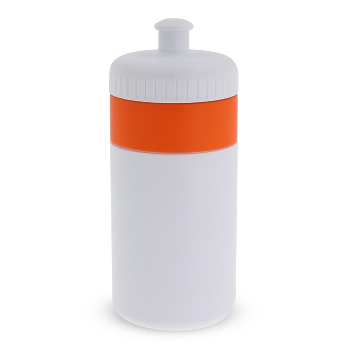 BPA-vrije sportfles met kleuraccent 500ml kleur oranje tweede weergave