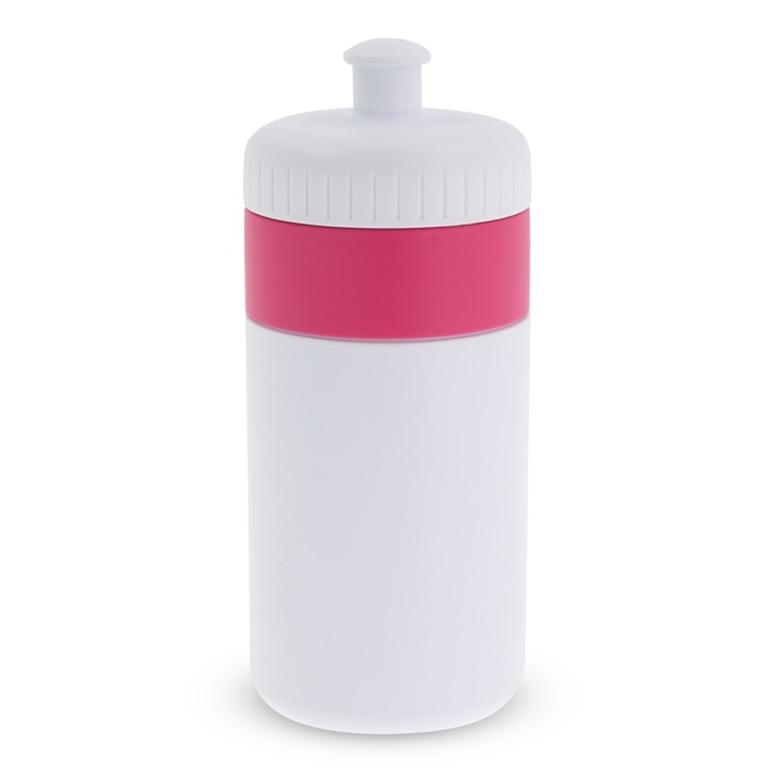 BPA-vrije sportfles met kleuraccent 500ml kleur roze tweede weergave