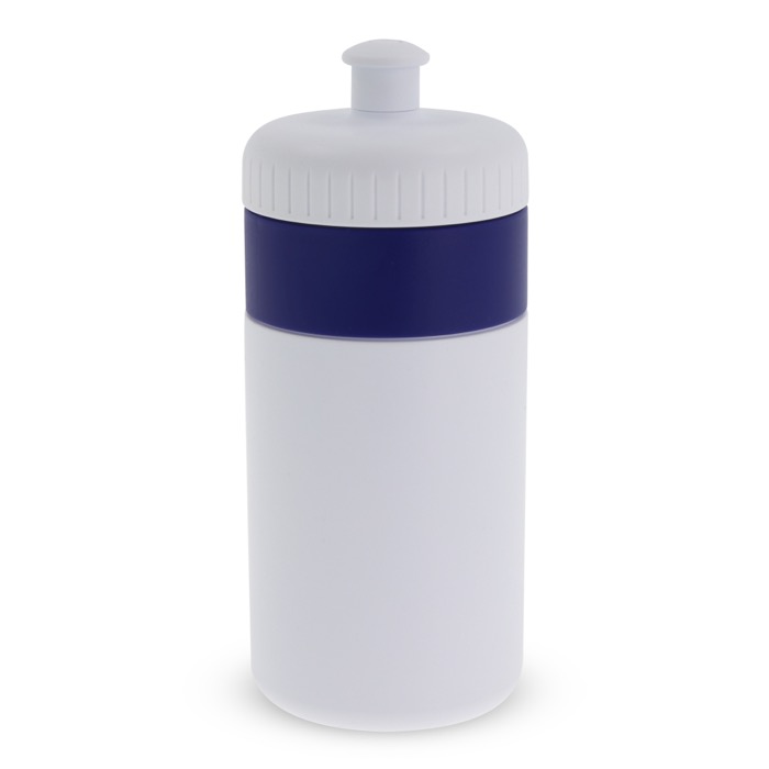 BPA-vrije sportfles met kleuraccent 500ml kleur donkerblauw tweede weergave