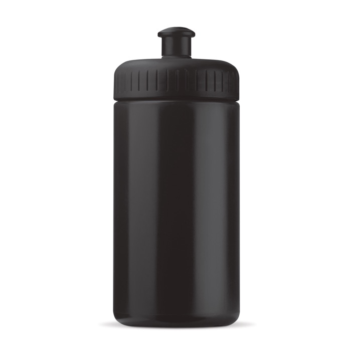 BPA-vrije 100% lekvrije plastic bidon 500ml kleur zwart