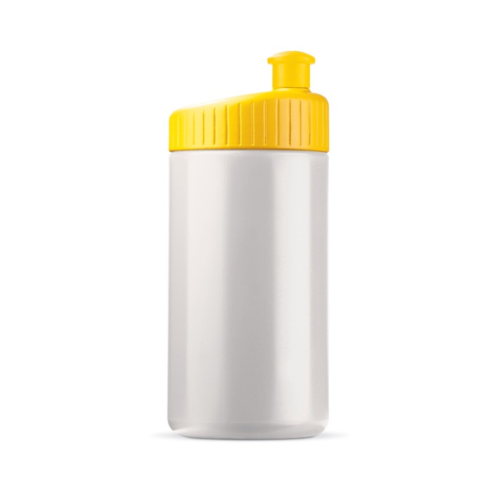 BPA-vrije 100% lekvrije sportbidon van plastic 500ml kleur geel