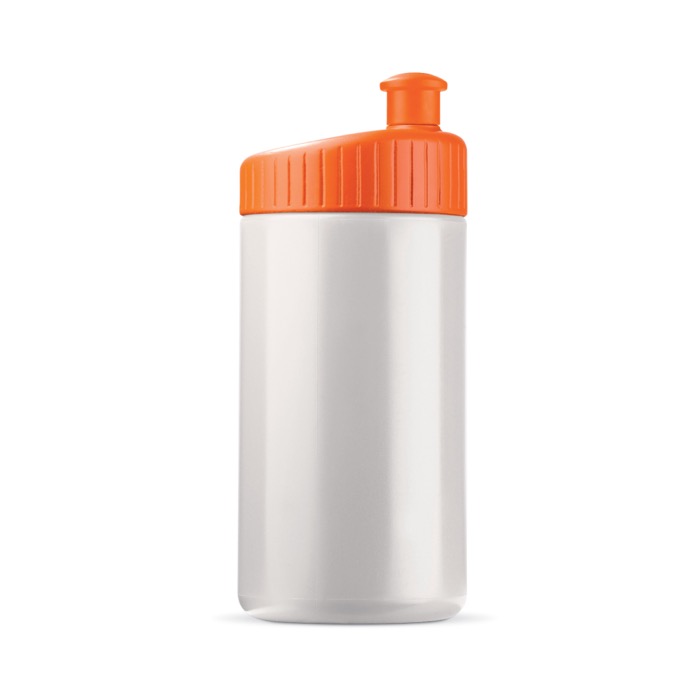 BPA-vrije 100% lekvrije sportbidon van plastic 500ml kleur oranje