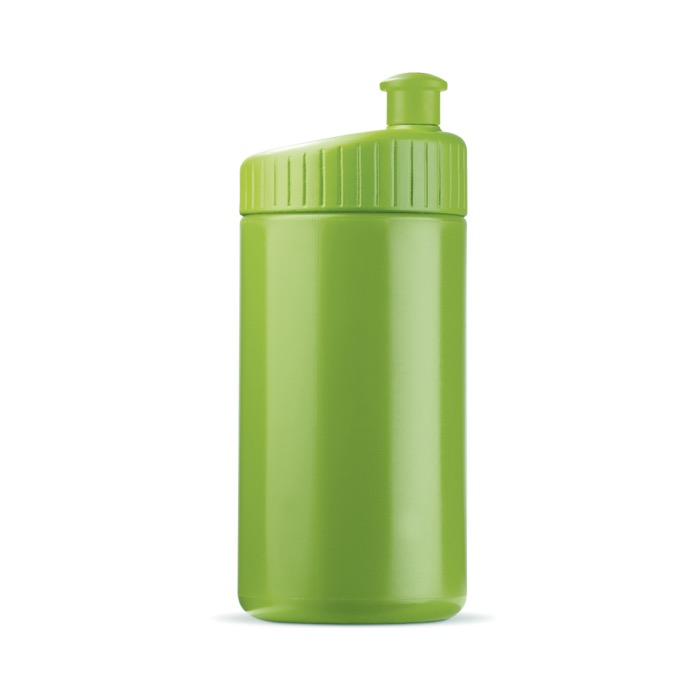 BPA-vrije 100% lekvrije sportbidon van plastic 500ml kleur limoen groen