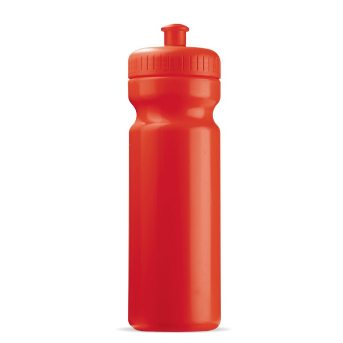 BPA-vrije 100% lekvrije sportbidon van plastic 750ml kleur rood