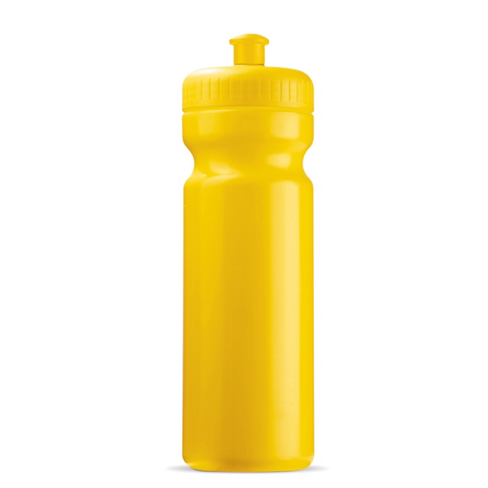 BPA-vrije 100% lekvrije sportbidon van plastic 750ml kleur geel