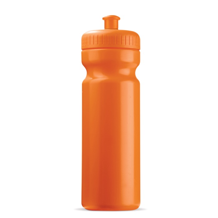 BPA-vrije 100% lekvrije sportbidon van plastic 750ml kleur oranje