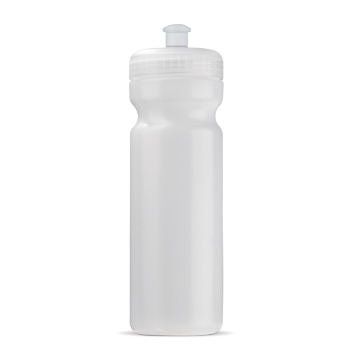 BPA-vrije 100% lekvrije sportbidon van plastic 750ml kleur doorzichtig