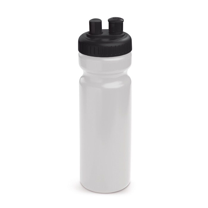 BPA-vrije TopActive bidon met verstuiver 750ml kleur wit/zwart derde weergave