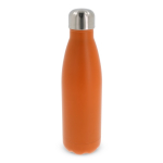 Lekvrije RVS fles in verschillende kleuren 500ml kleur oranje