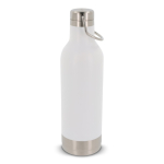 Lekvrije RVS fles met draaggreep 400ml kleur wit