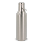 Lekvrije RVS fles met draaggreep 400ml kleur zilver