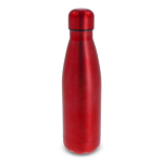 RVS fles in metallic kleuren 500ml kleur rood