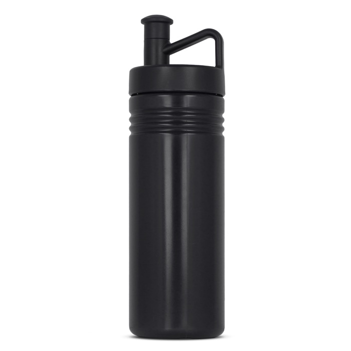 TopActive sportbidon met ergonomische dop 500ml kleur zwart