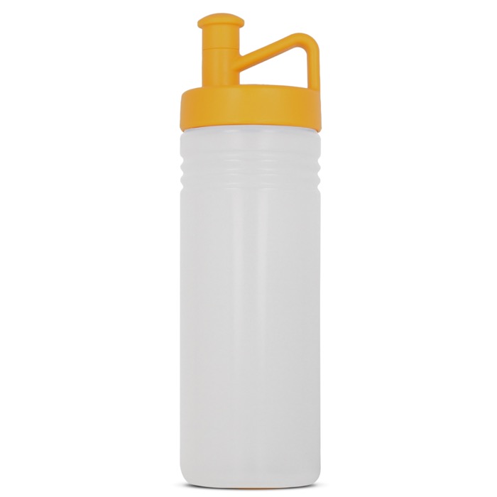 TopActive sportbidon met ergonomische dop 500ml kleur doorzichtig geel