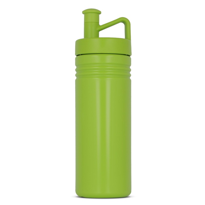 TopActive sportbidon met ergonomische dop 500ml kleur limoen groen