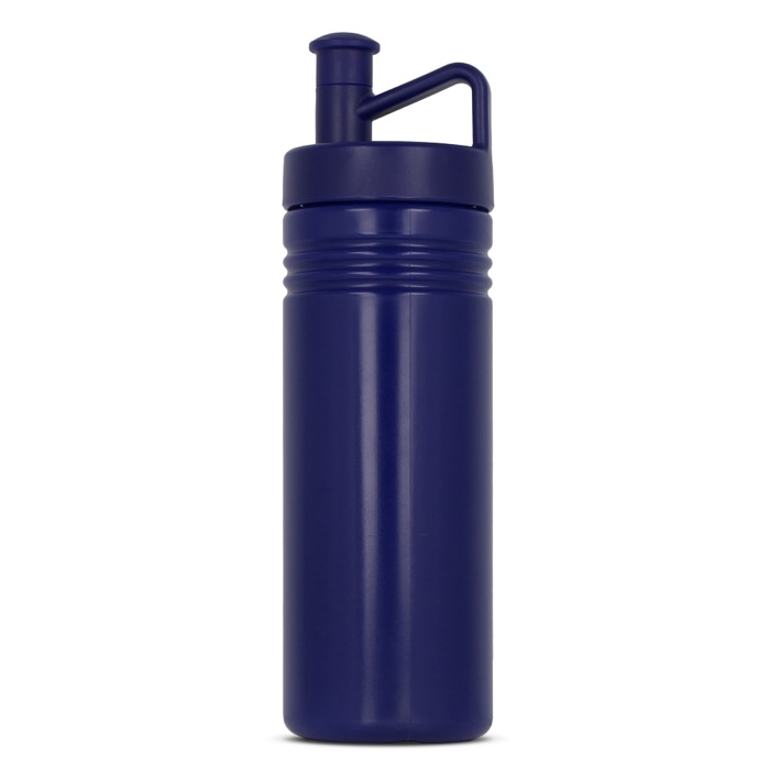 TopActive sportbidon met ergonomische dop 500ml kleur donkerblauw